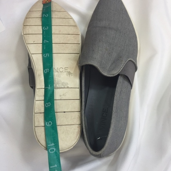 Vince Piece Denim Slip On Shoes Sz 6 - Picture 5 of 5